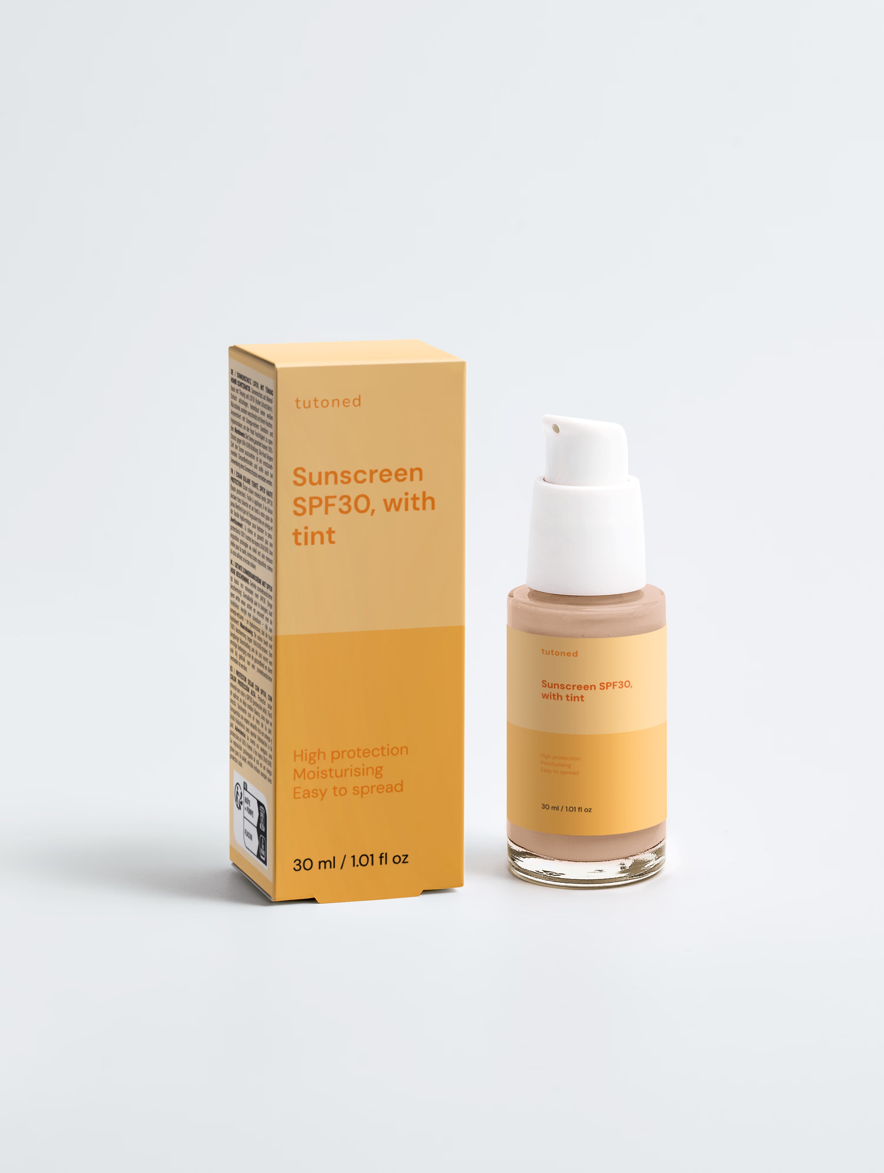 Sunscreen SPF30, with tint
